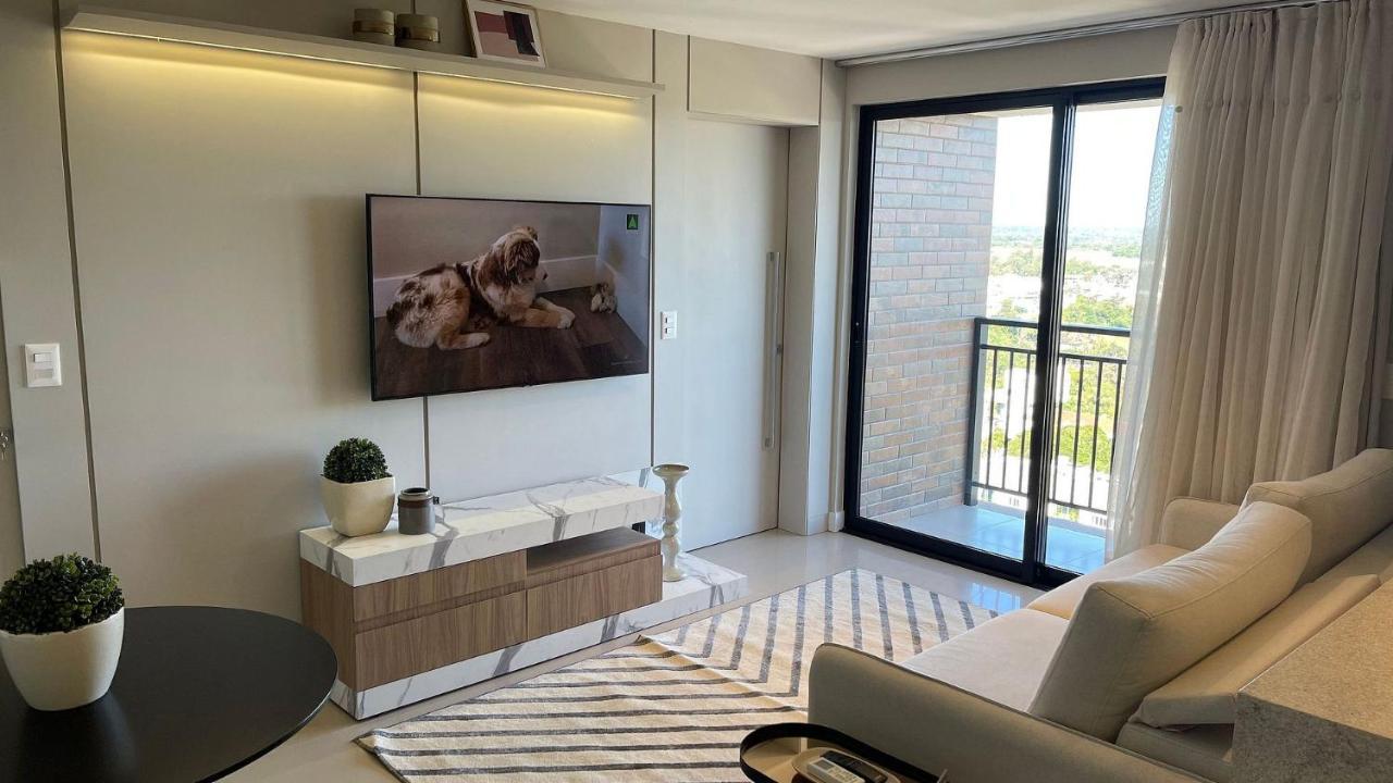Studio No Ultimo Andar No Centro De Foz Com Vista Para O Rio Parana Apartment Foz do Iguaçu Exterior foto
